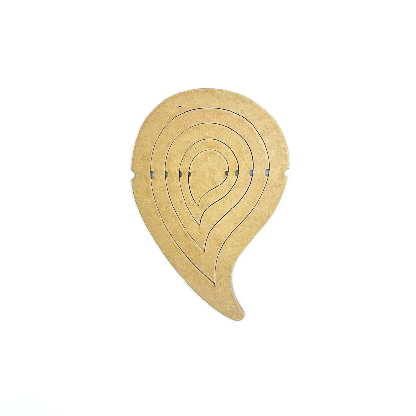 Molde de Hoja en Gota
