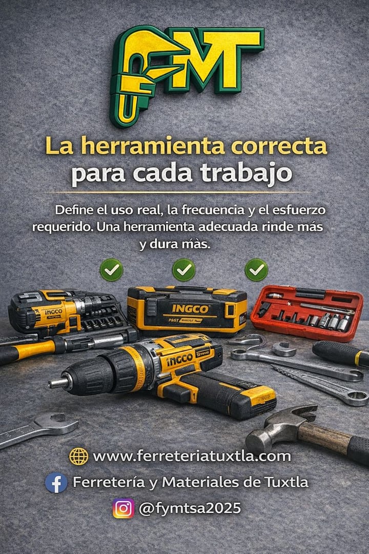 Herramientas y productos - Ferretería Tuxtla