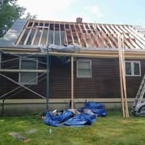 House before 2nd floor addition