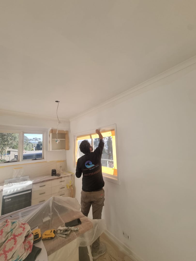 Quality Painting Group professional interior painting project showcasing expert craftsmanship and attention to detail