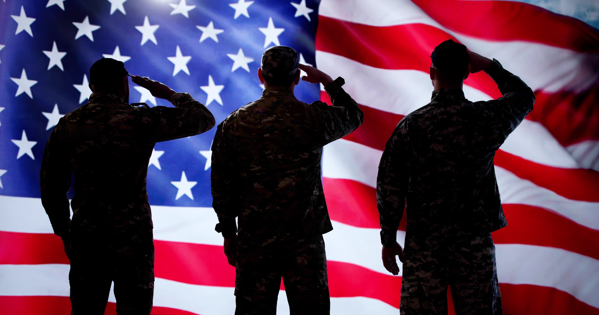 American Sailor Welcoming Sunset on Beach, Honoring National Heroes