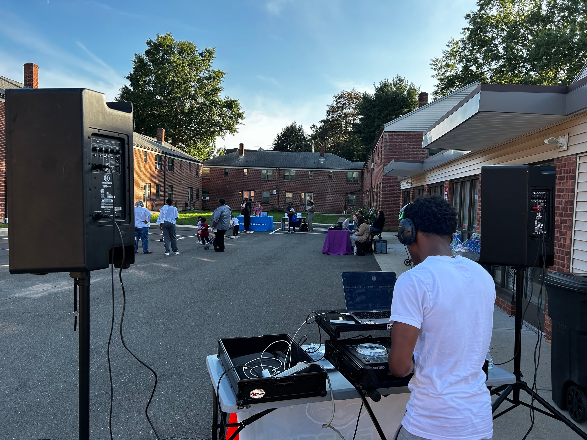 Professional DJ setup