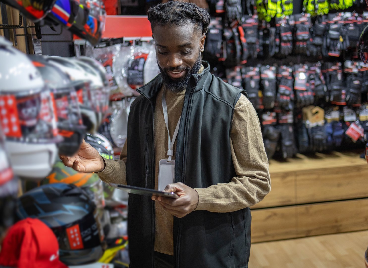 Motorcycle equipment dealer