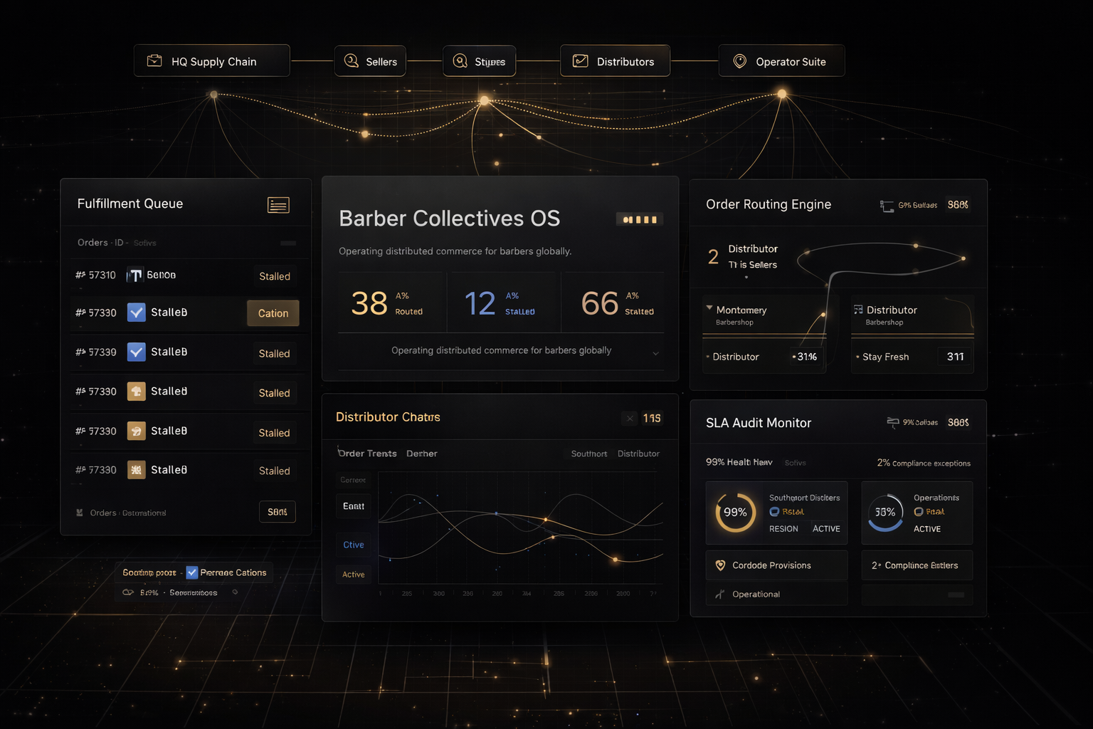 Barber Collectives Platform Dashboard