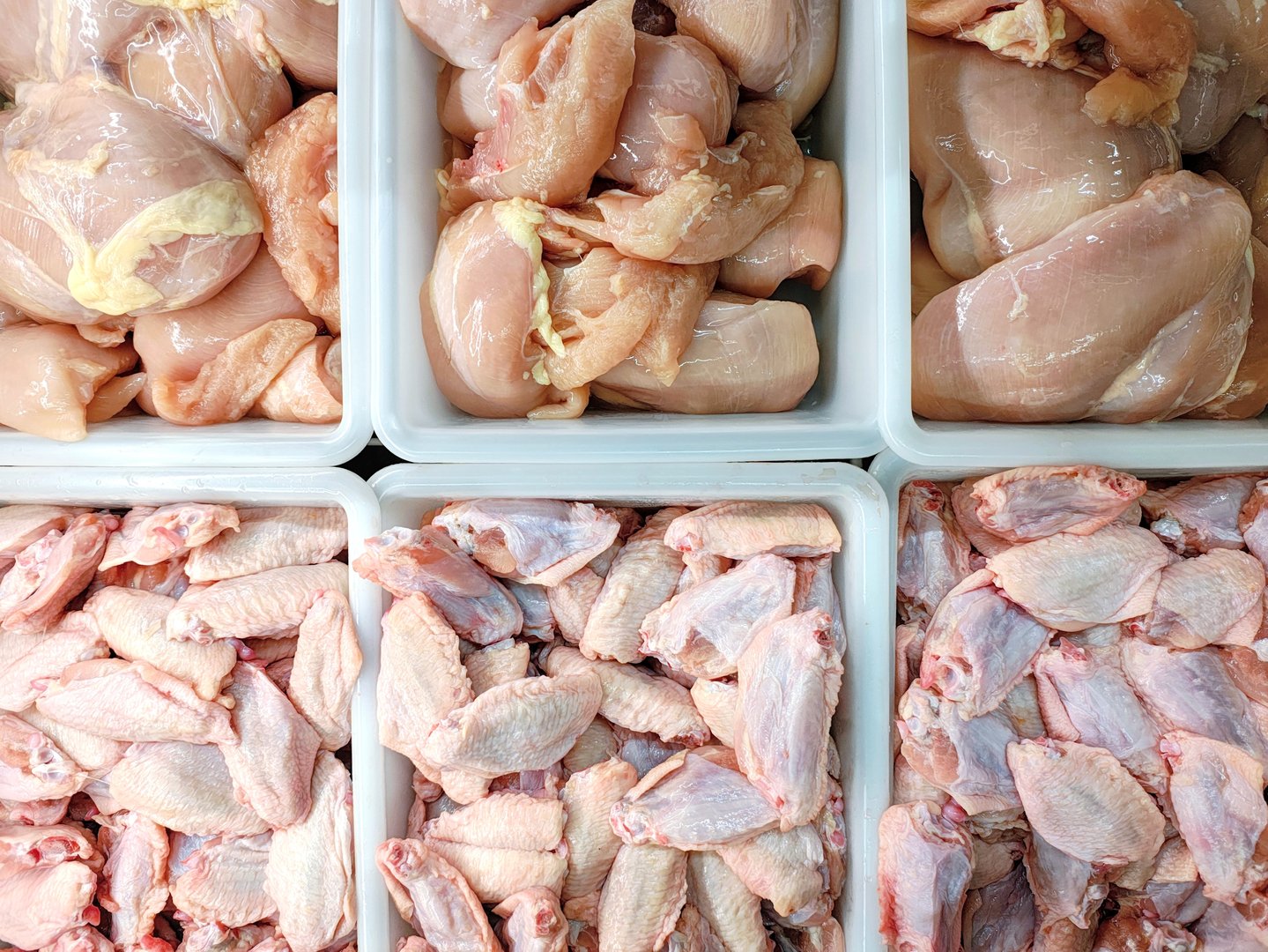 Chicken cuts for sale.