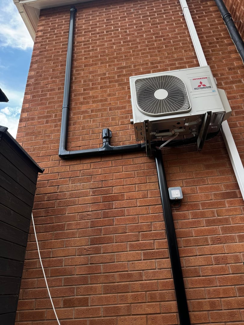 Air conditioning unit installation