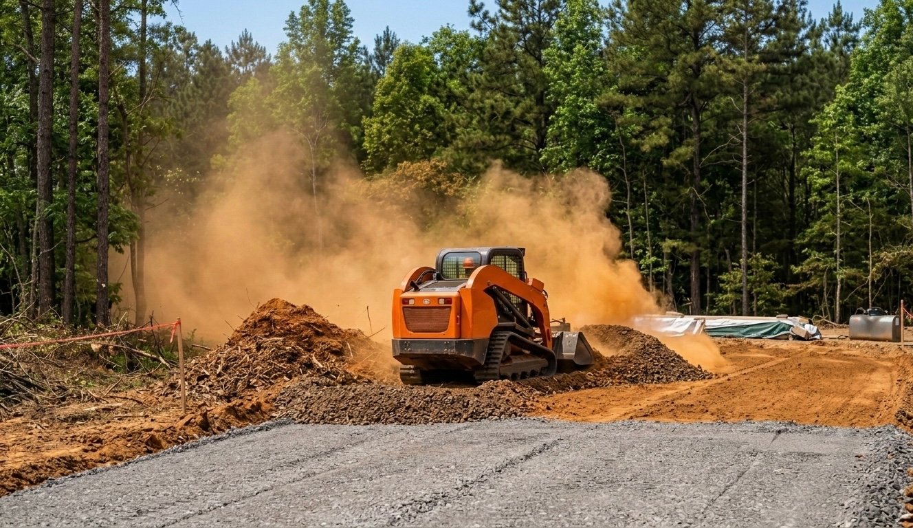 Dirt work and grading