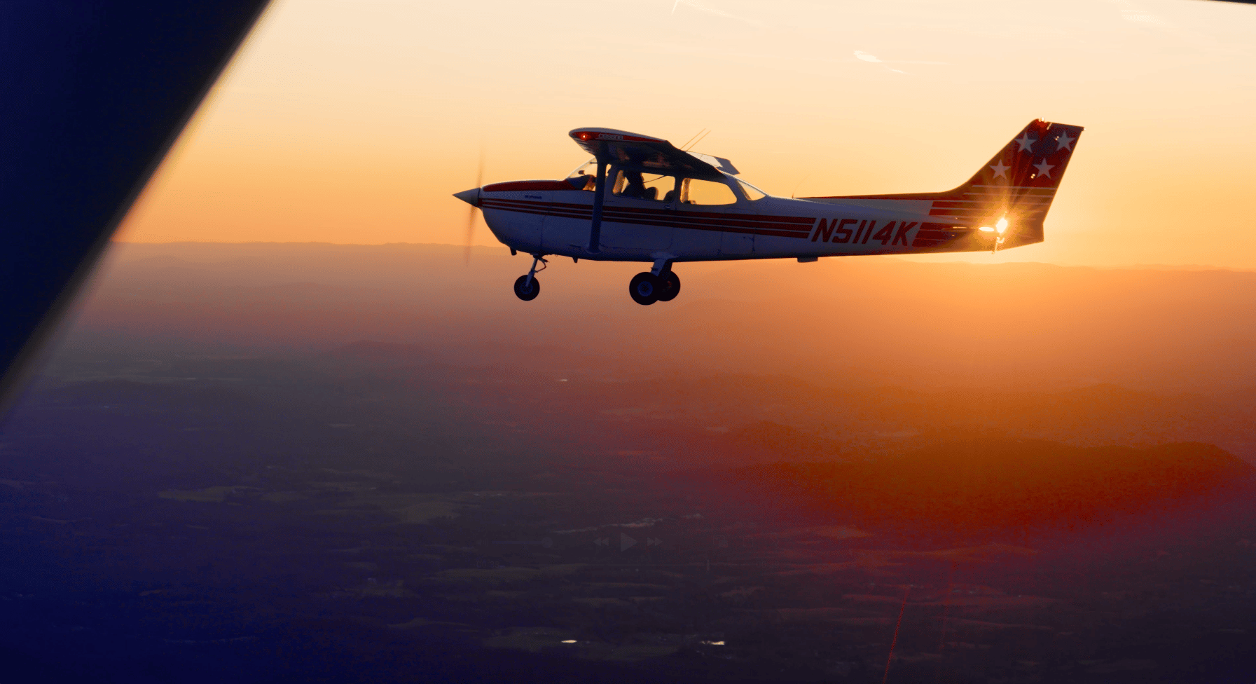 Professional flight training and airplane lessons at Parrillo Air Services flight school in Lynchburg VA