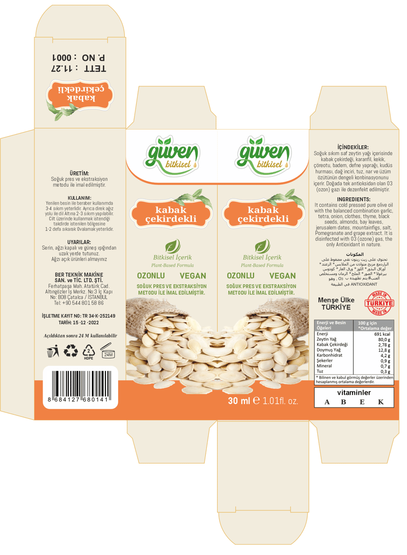 KABAK ÇEKİRDEĞİ Kutu