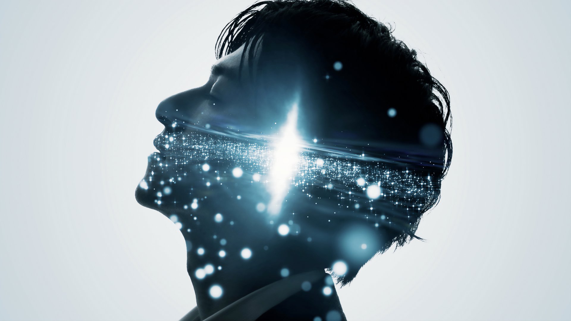 AI (Artificial Intelligence) concept. Deep learning. Mindfulness. Psychology.