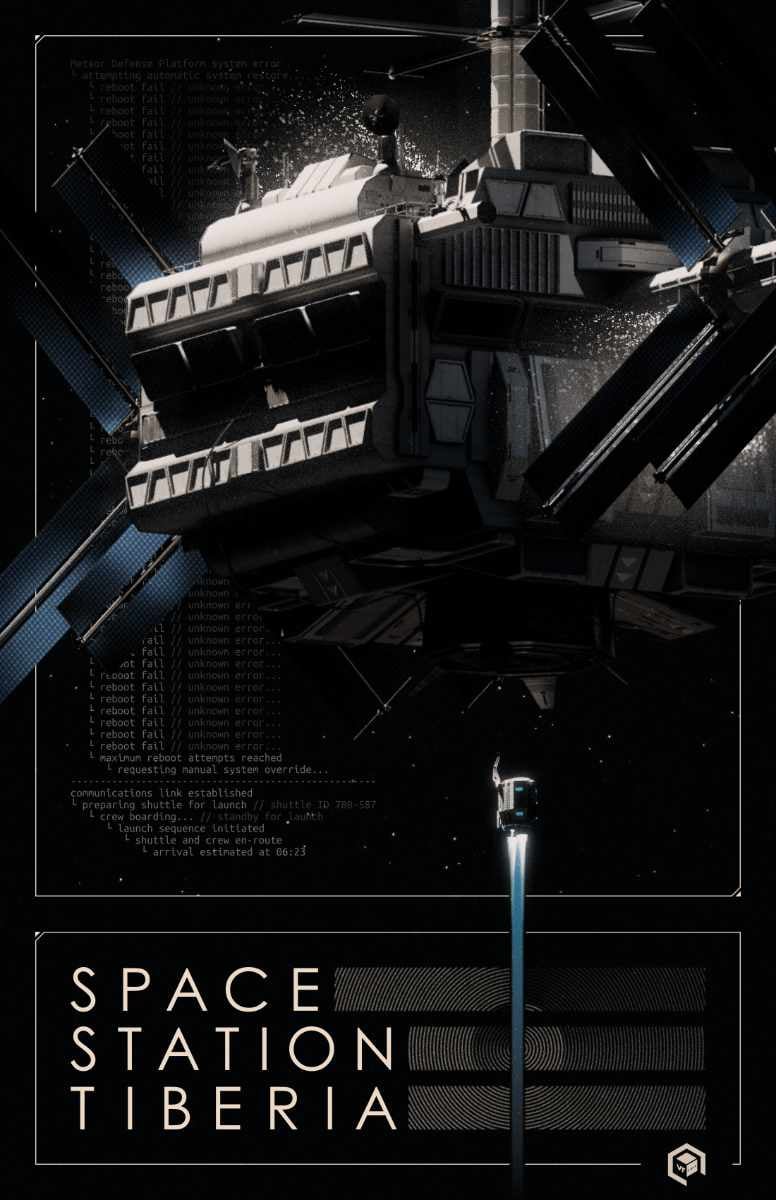Space Station Tiberia Cover