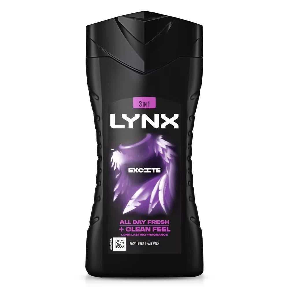 Lynx Excite Shower Gel 225ml