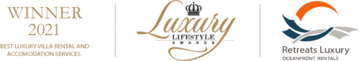 Winner 2021 Luxury Lifestyle Awards – Best Luxury Villa Rental and Accommodation Services, Retreats Luxury Oceanfront Rentals