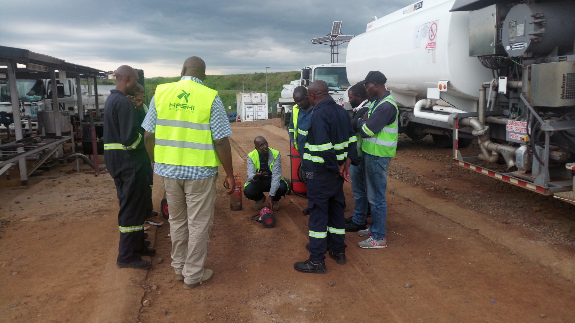 Kavumu Fire Safety Training with QHSE Zimbabwe expert instructors