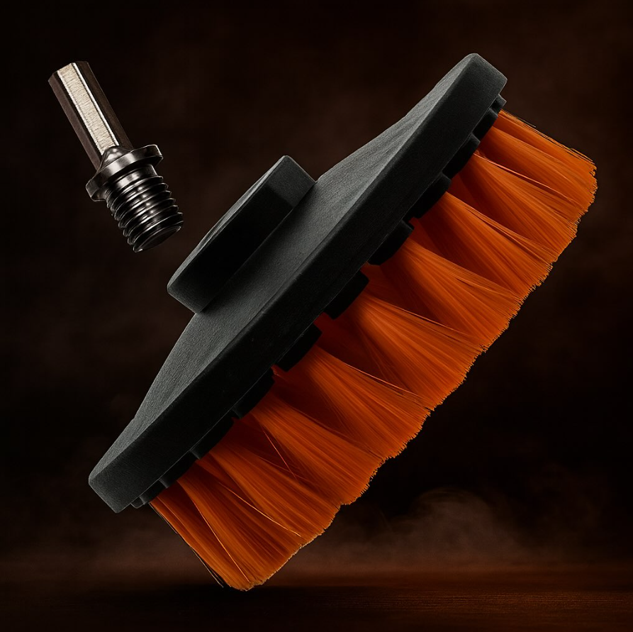 Escova Rotativa com Cerdas de Dureza Média