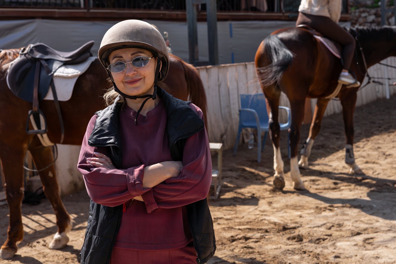 Instructeur in rijbaan