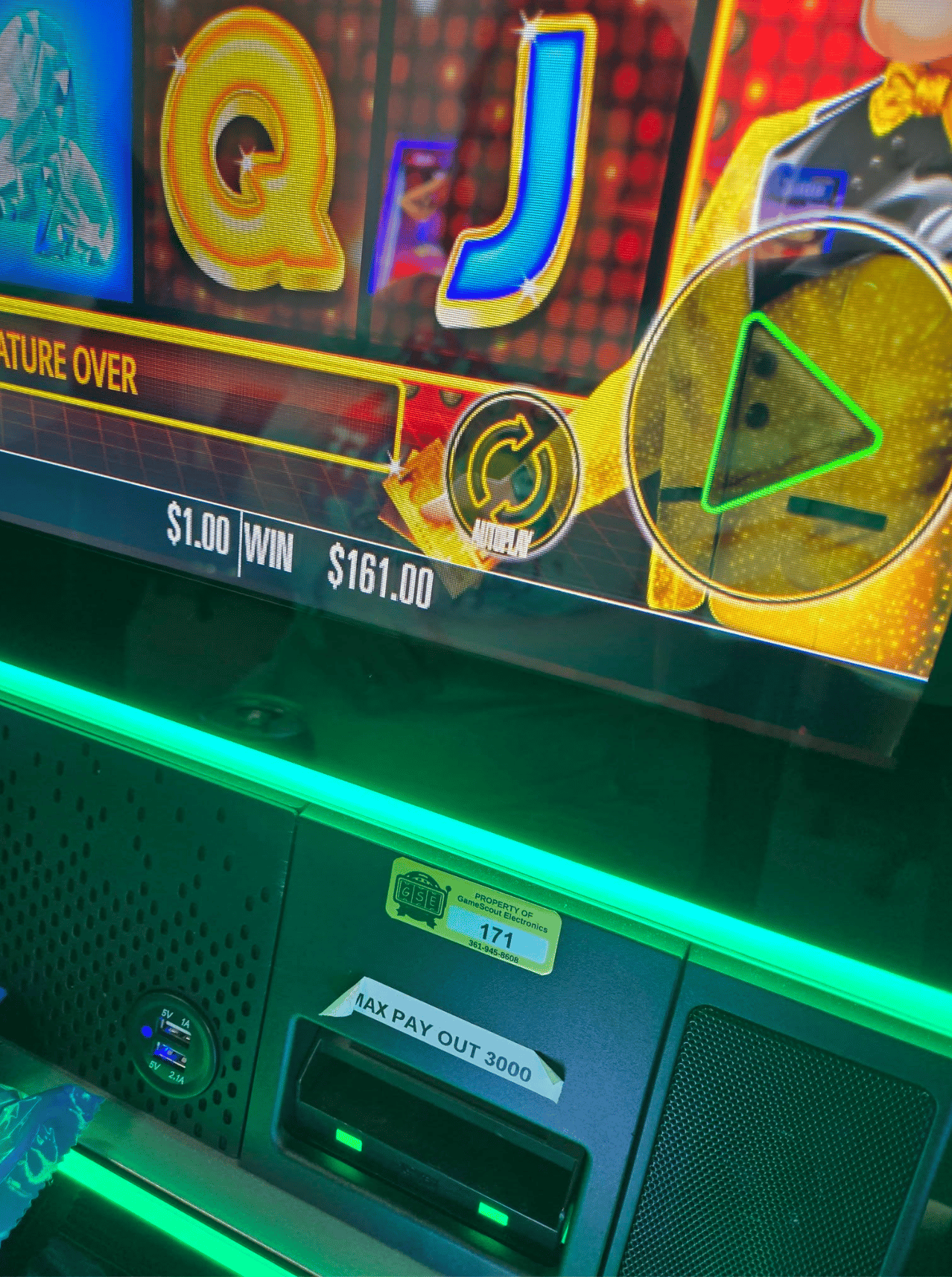 Winner at Lady Luck Skill Games