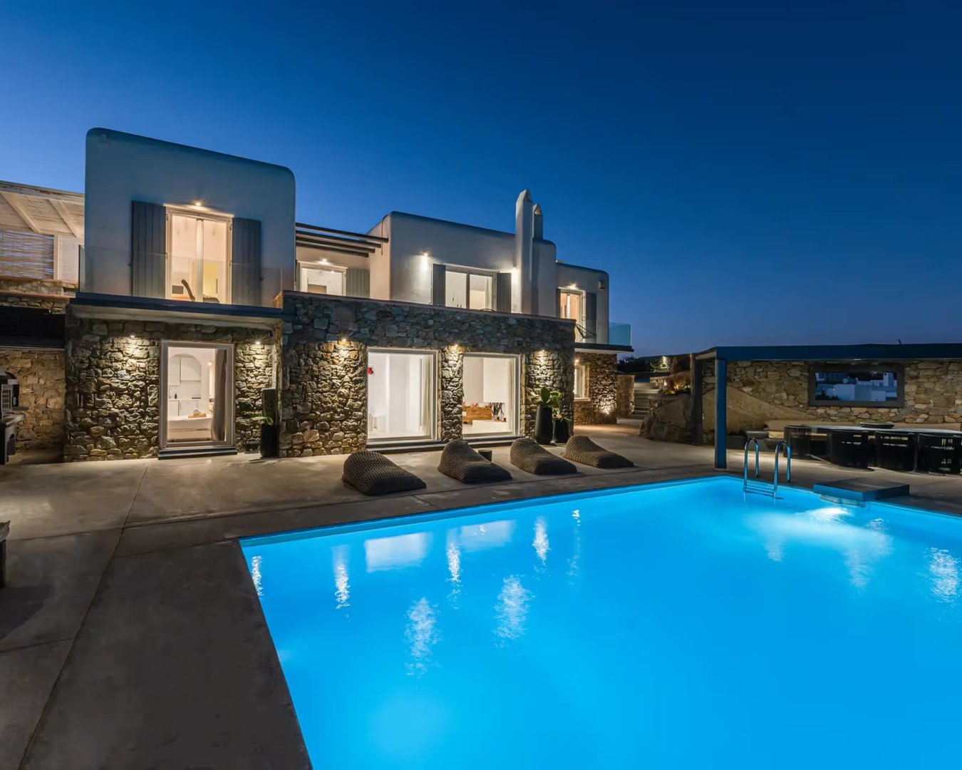 Villa Toula III interior living space