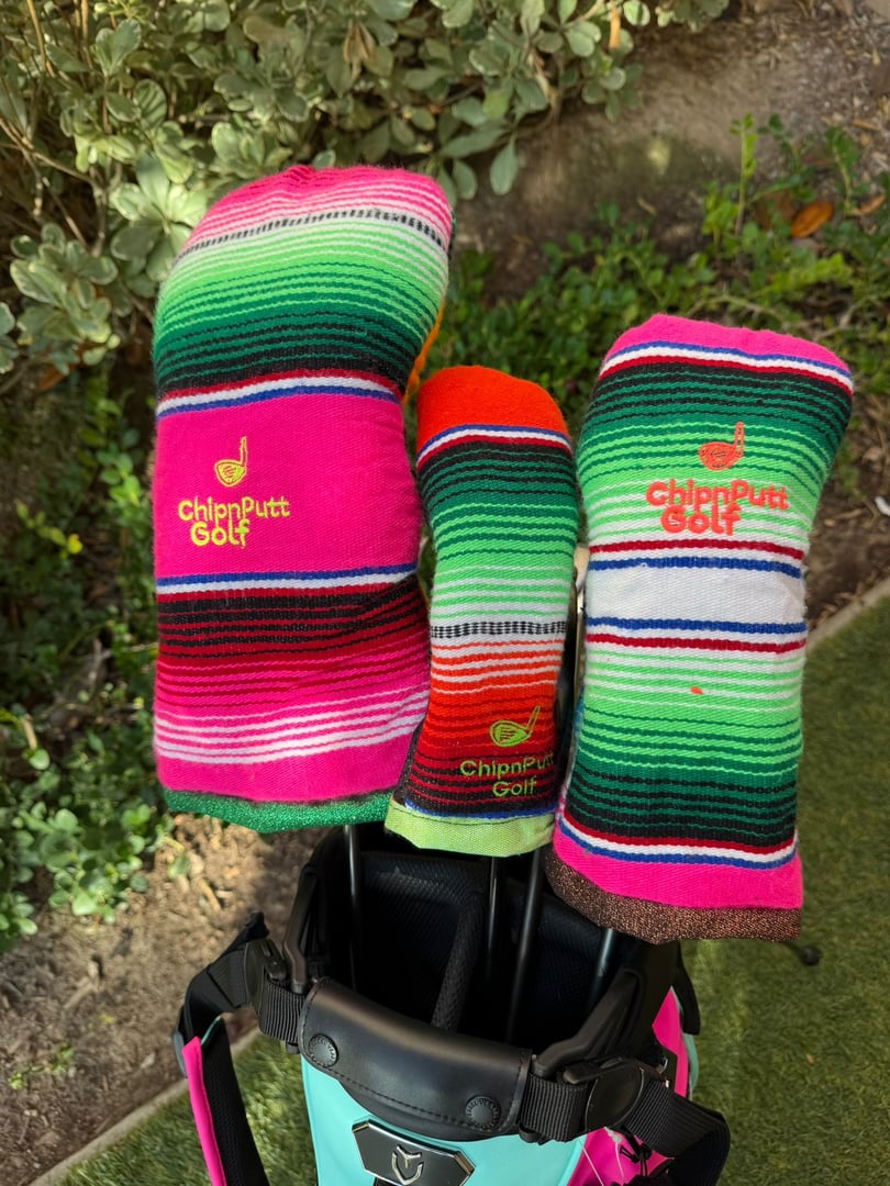 Handcrafted Mexican artisan golf headcovers