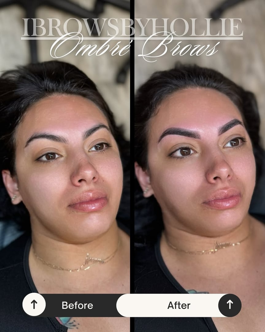 Stunning permanent makeup results by Hollie Rendon