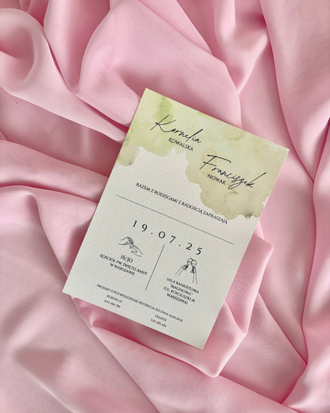 Zaproszenie pastelowe 7