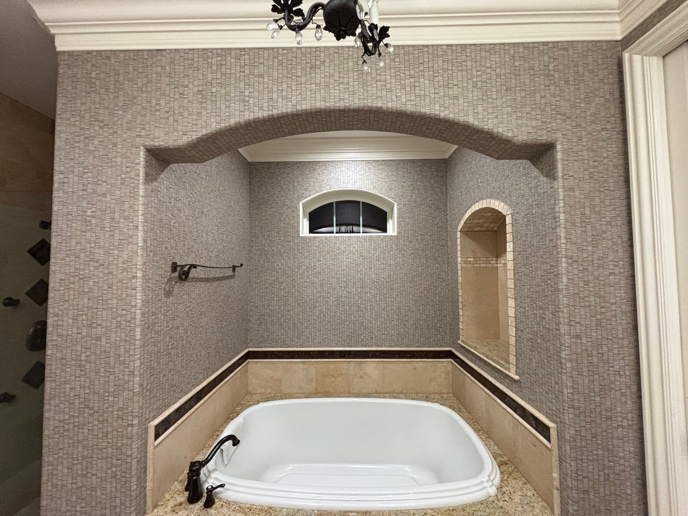 Wallpaper installation project