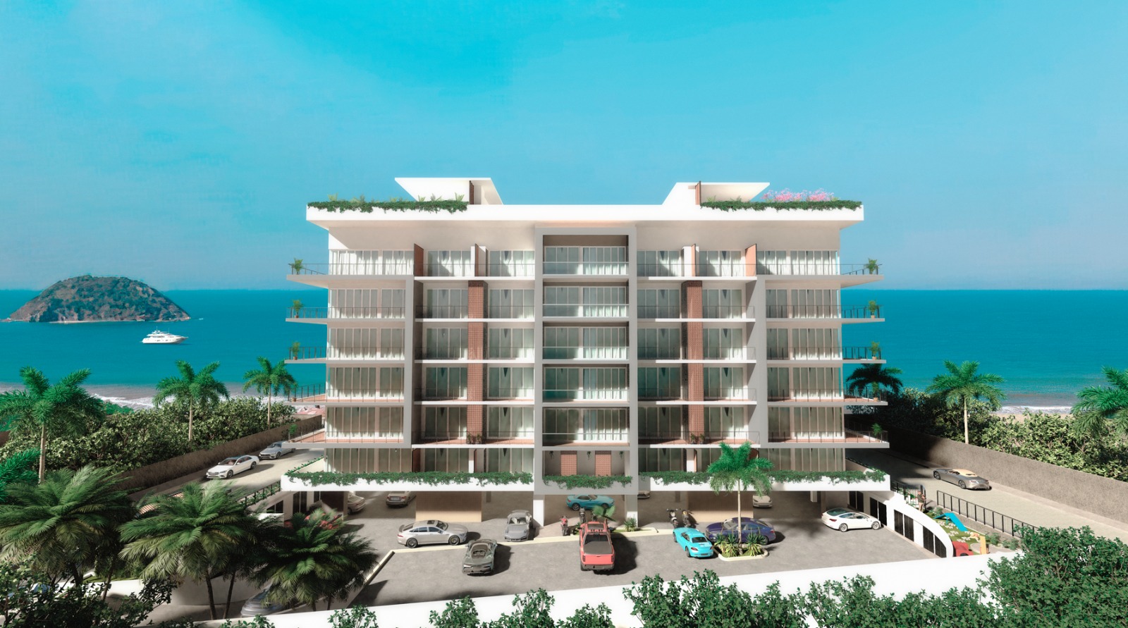 Cantomar Condos - Exclusiva villa con alberca privada y acceso directo a la playa en La Peñita de Jaltemba