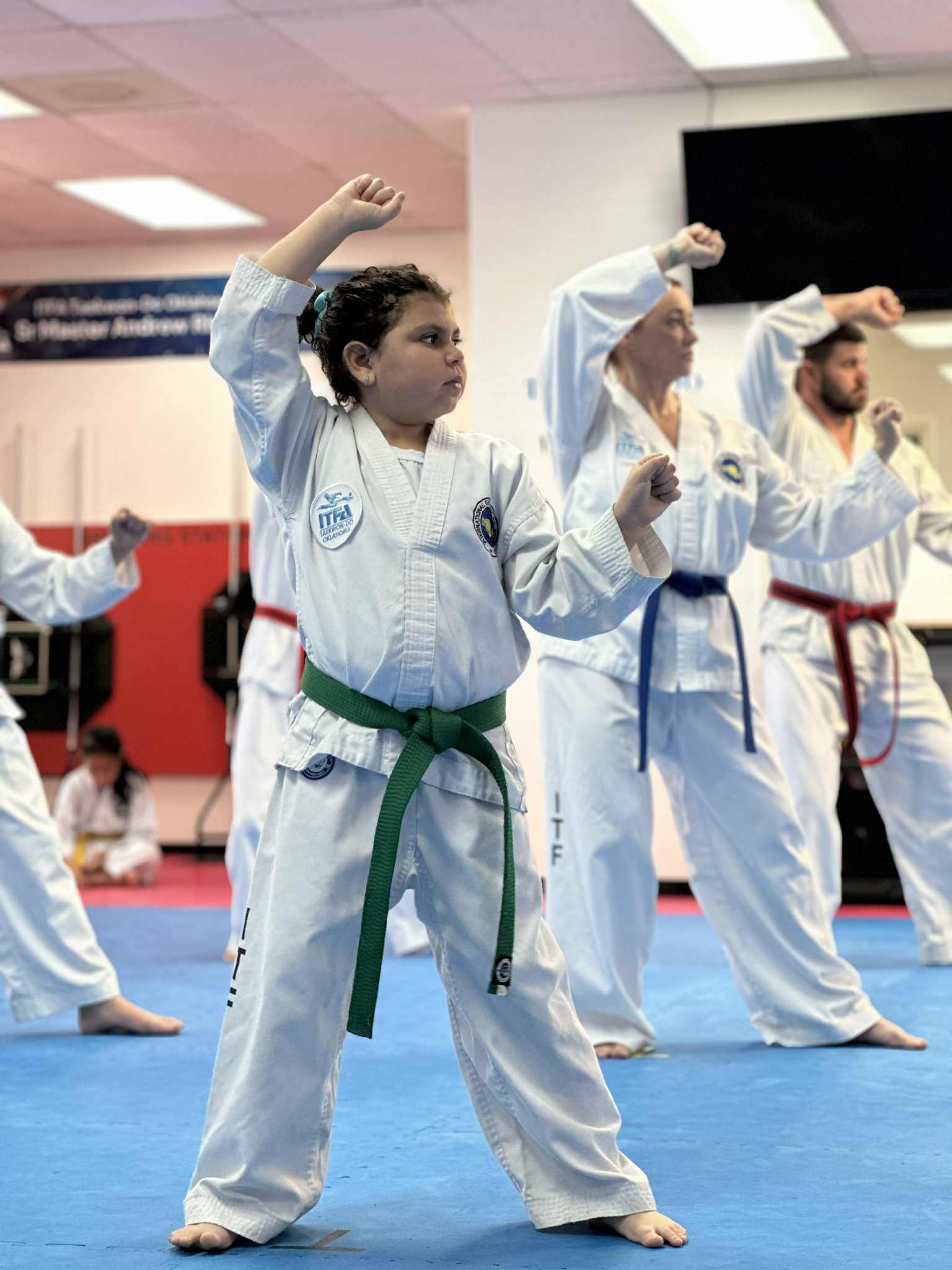 Martial arts class at ITFA