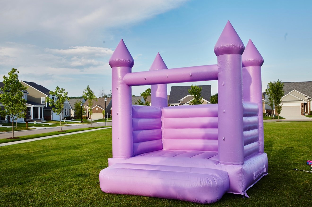 Bliss Bounce Co. event setup