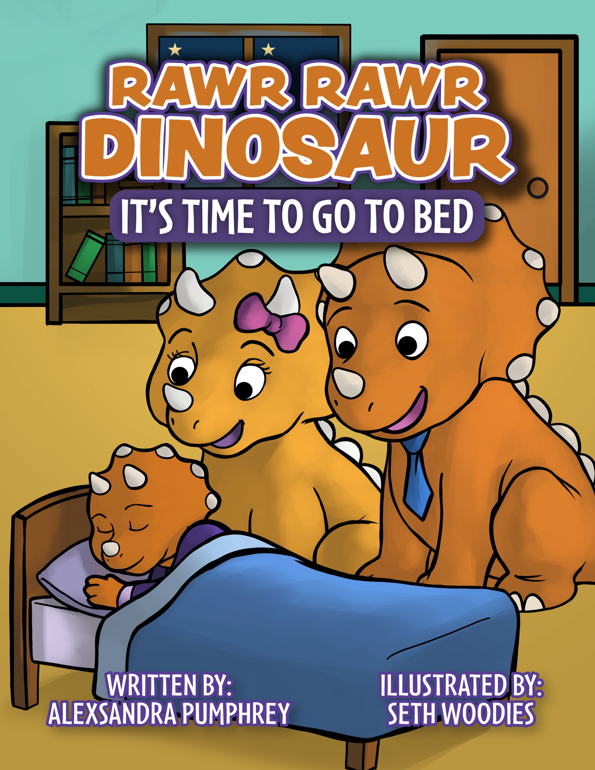 Rawr Rawr Dinosaur It's Time to Go to Bed book cover
