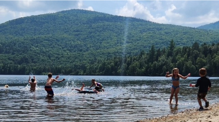 Beach at Natanis Point Campground