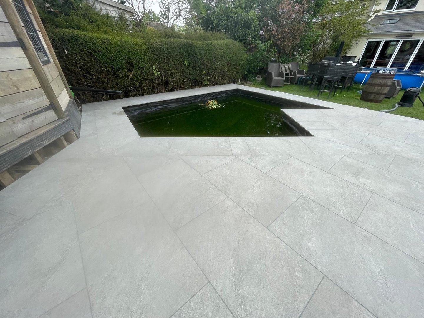 Garden landscaping project