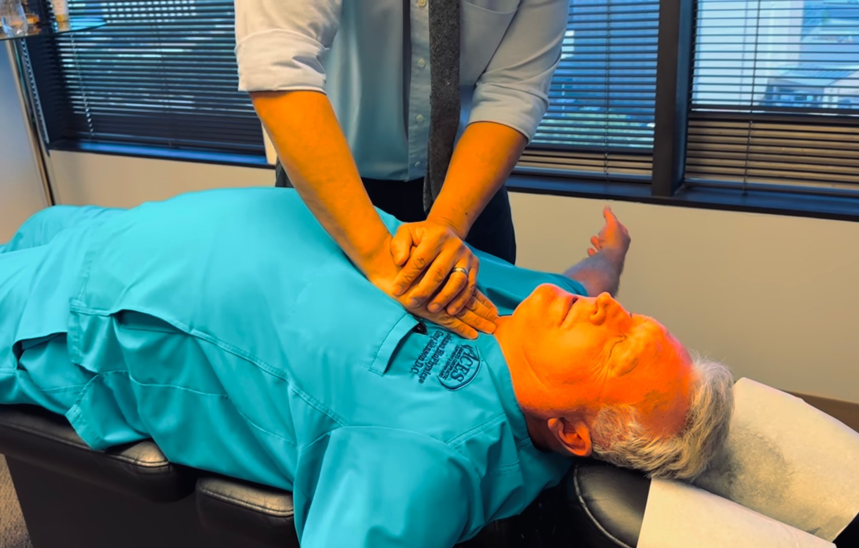 Dr. Bantique with patient