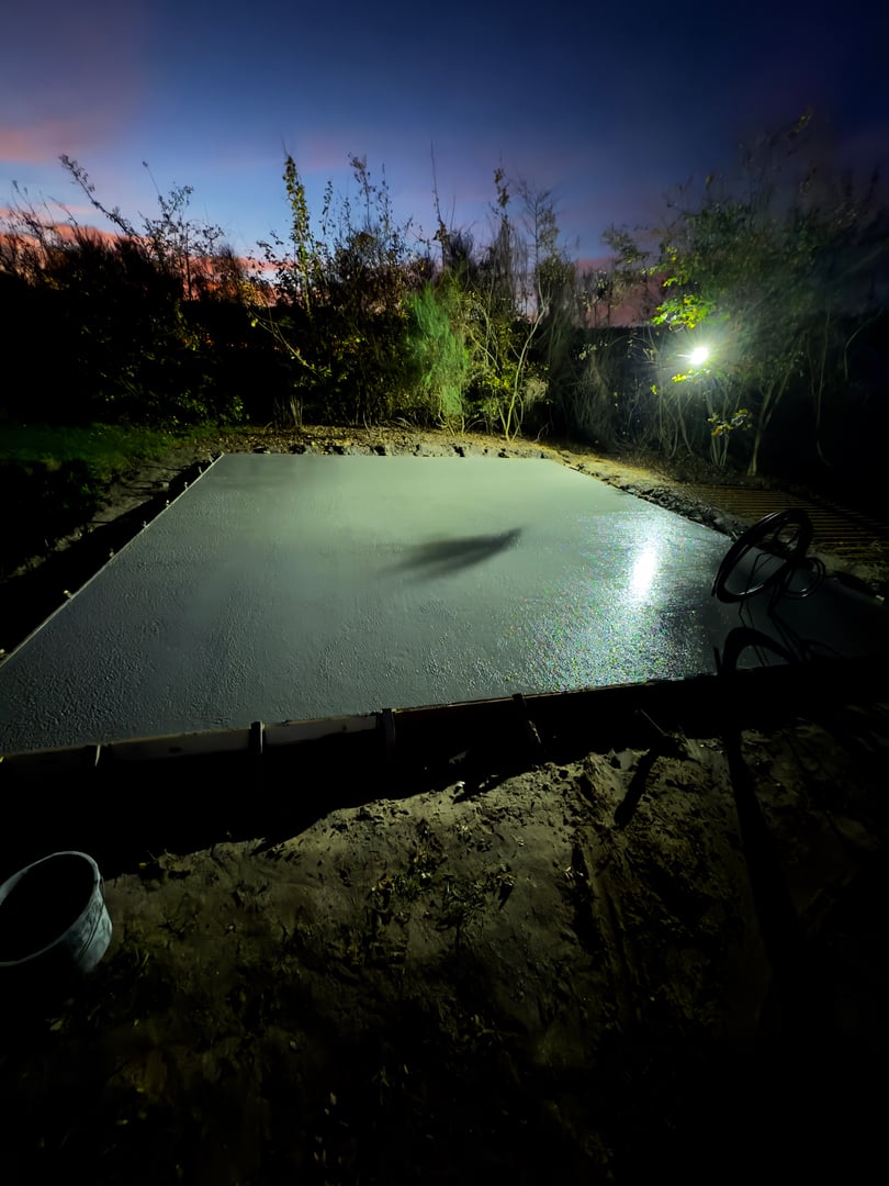 betonvloer uitbouw oss gestorte betonplaat