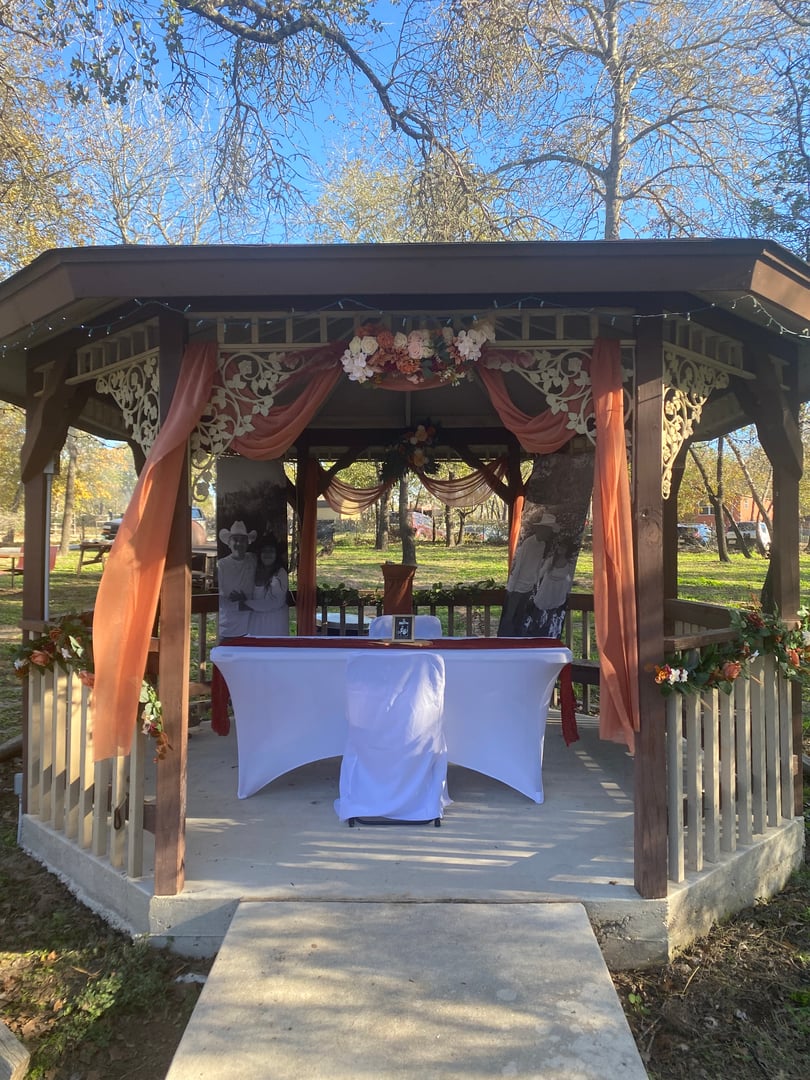 Last minute backyard intimate wedding