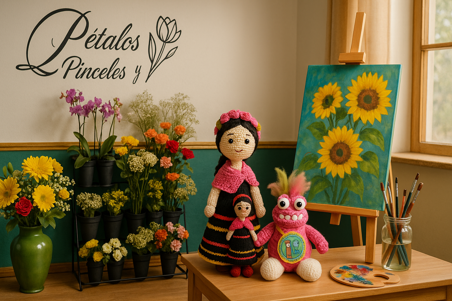 Foto portada de Pétalos y Pinceles