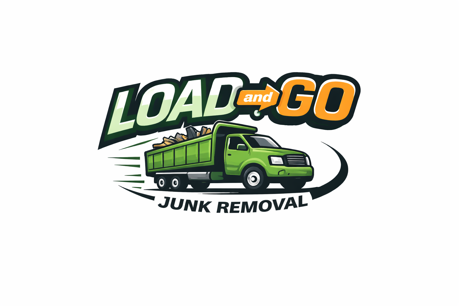 Load and Go Junk Removal Logo