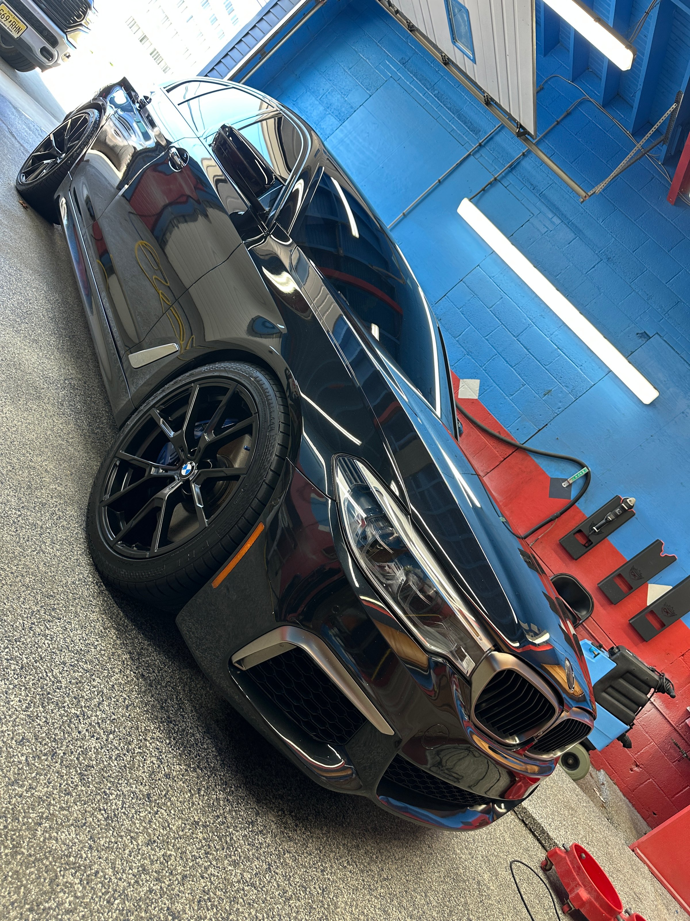 Professional detailing results with premium finish and quality service