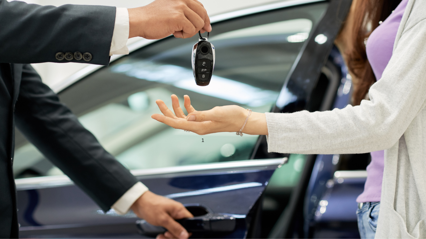 Auto dealership showroom