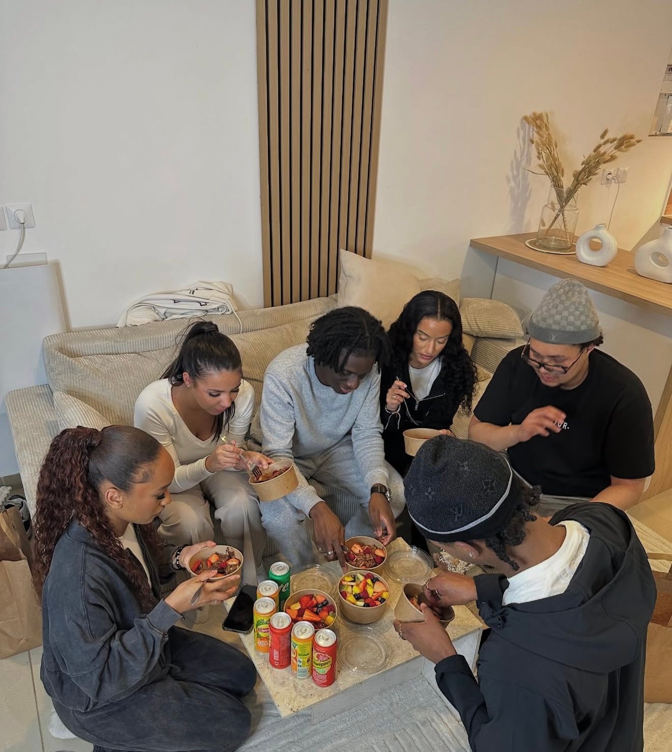 Setting up for a catering event