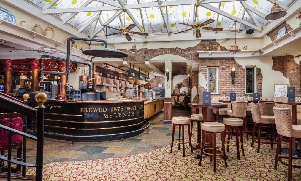 Luxury hotel swimming pool and spa