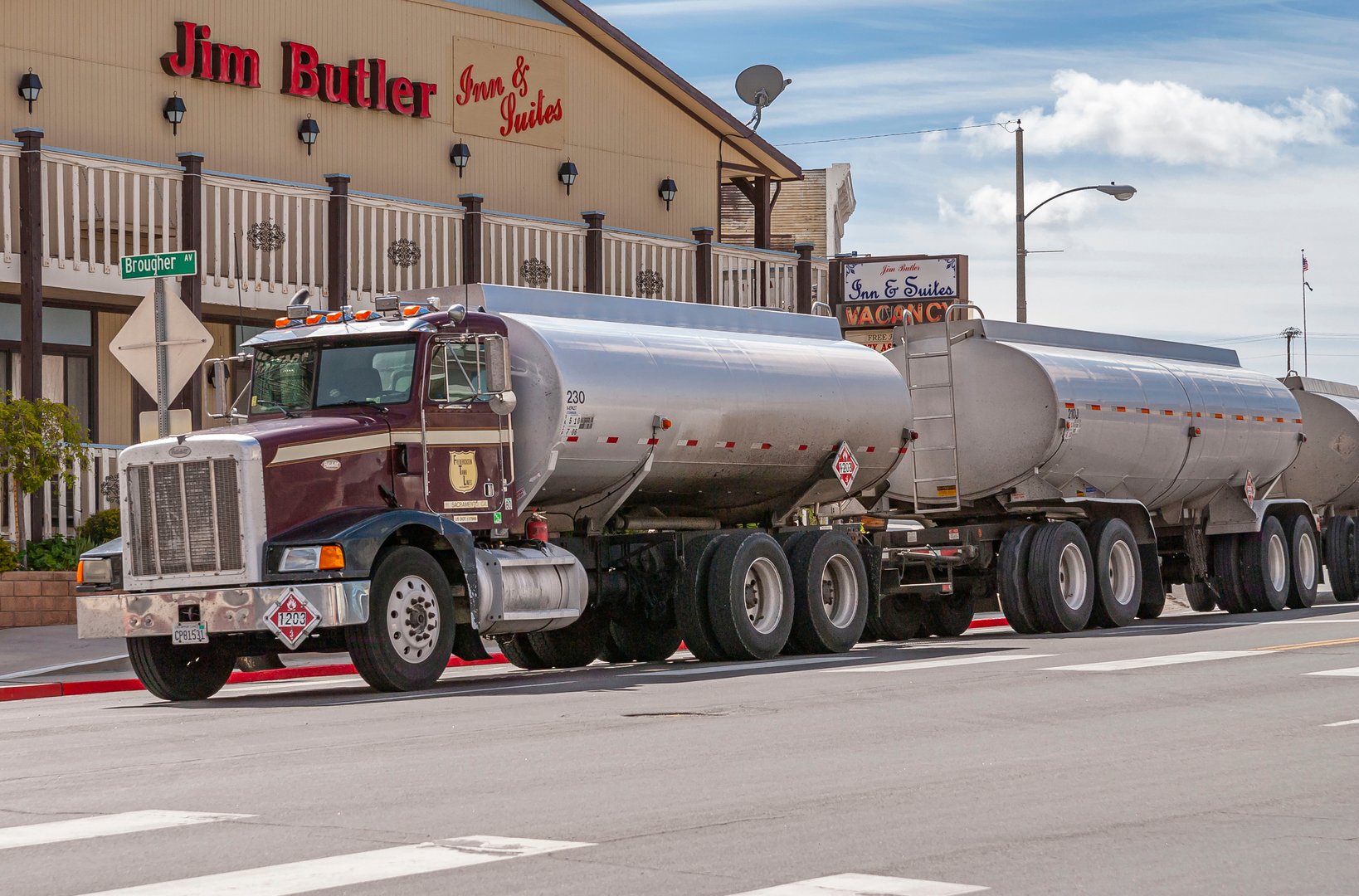 Fredericksen Tank Lines truck on highway