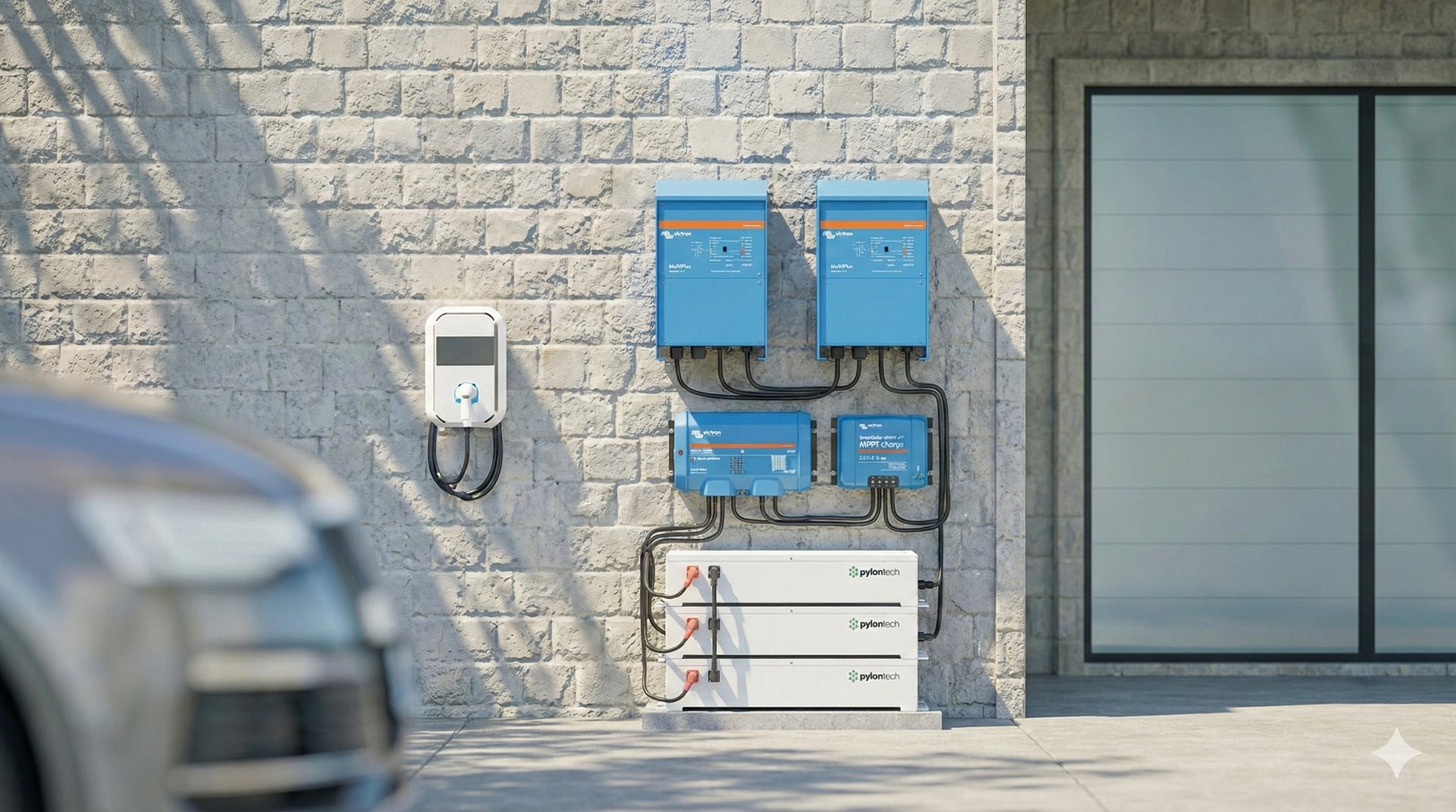 Sistema de baterías Victron y Pylontech