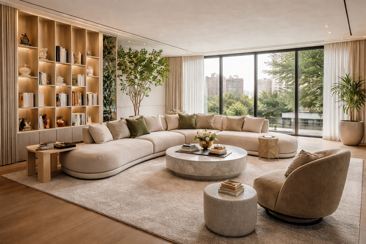 Park Avenue Penthouse - Living Room