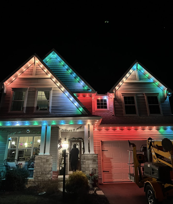 Basic Permanent Roofline Lighting