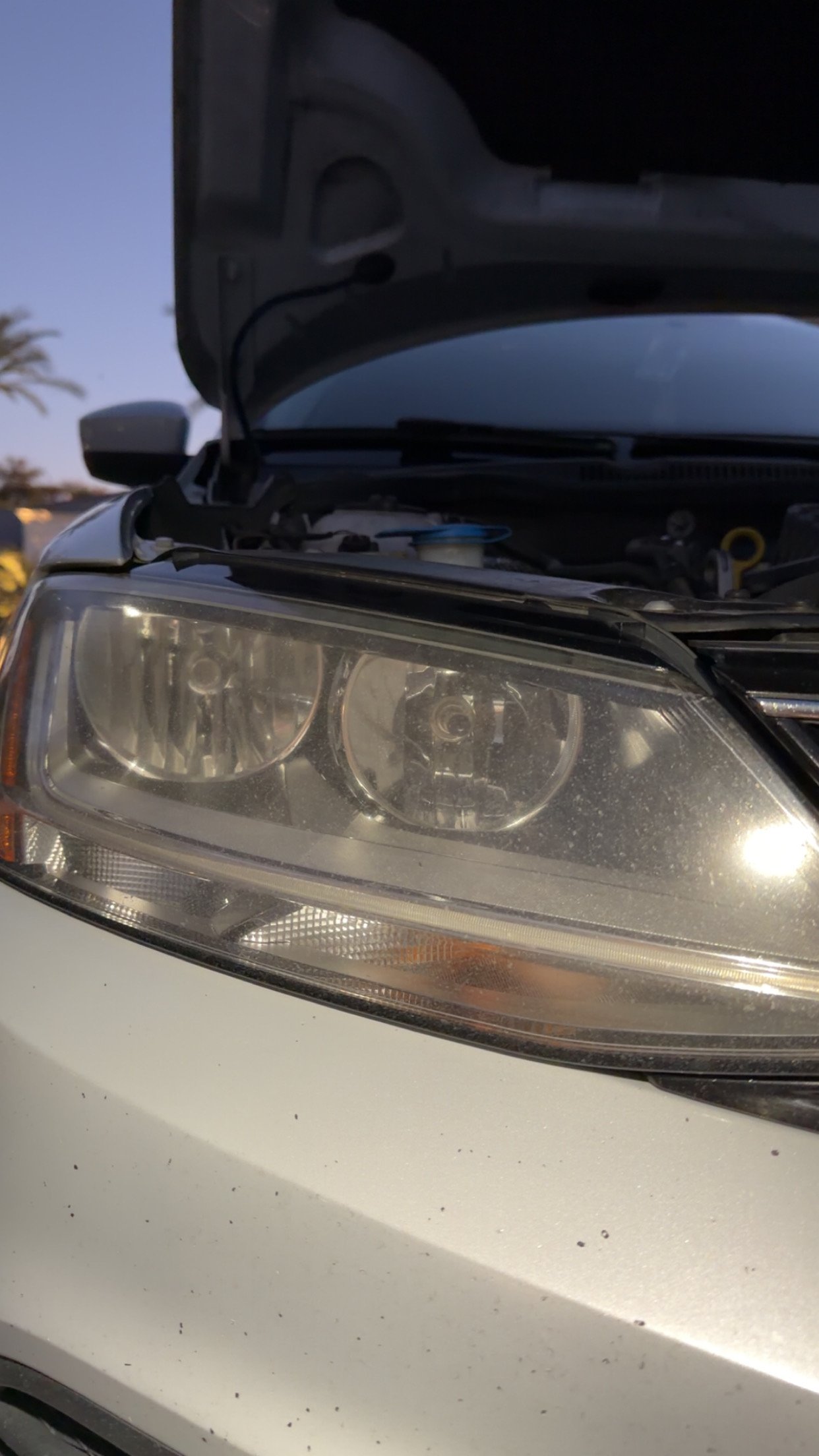 Before detailing photo