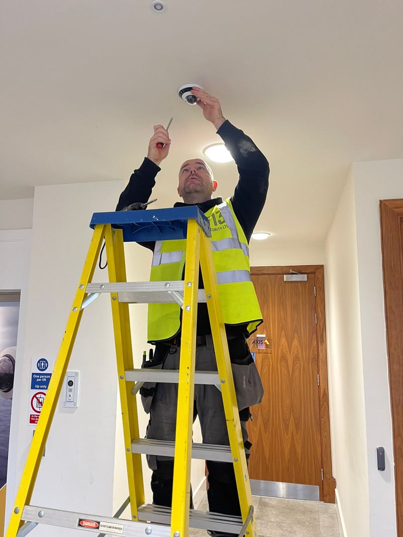 F13 Security company van