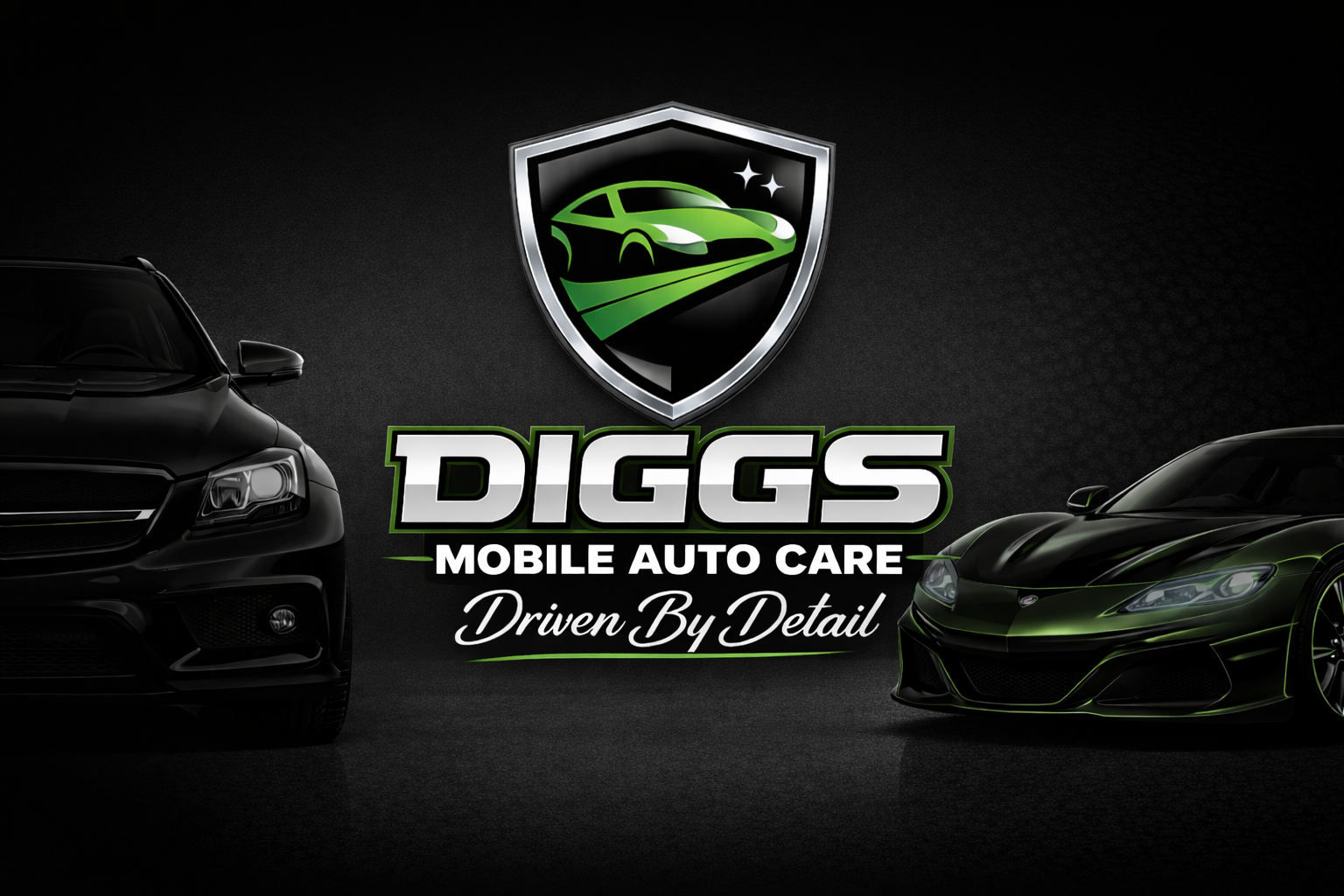 Mobile auto detailing service background