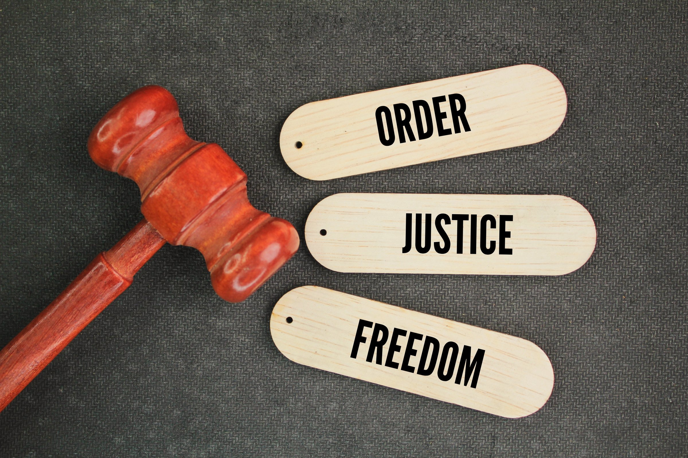 Legal values as legal principles. Three of the main legal values of a legal system are order, justice and freedom