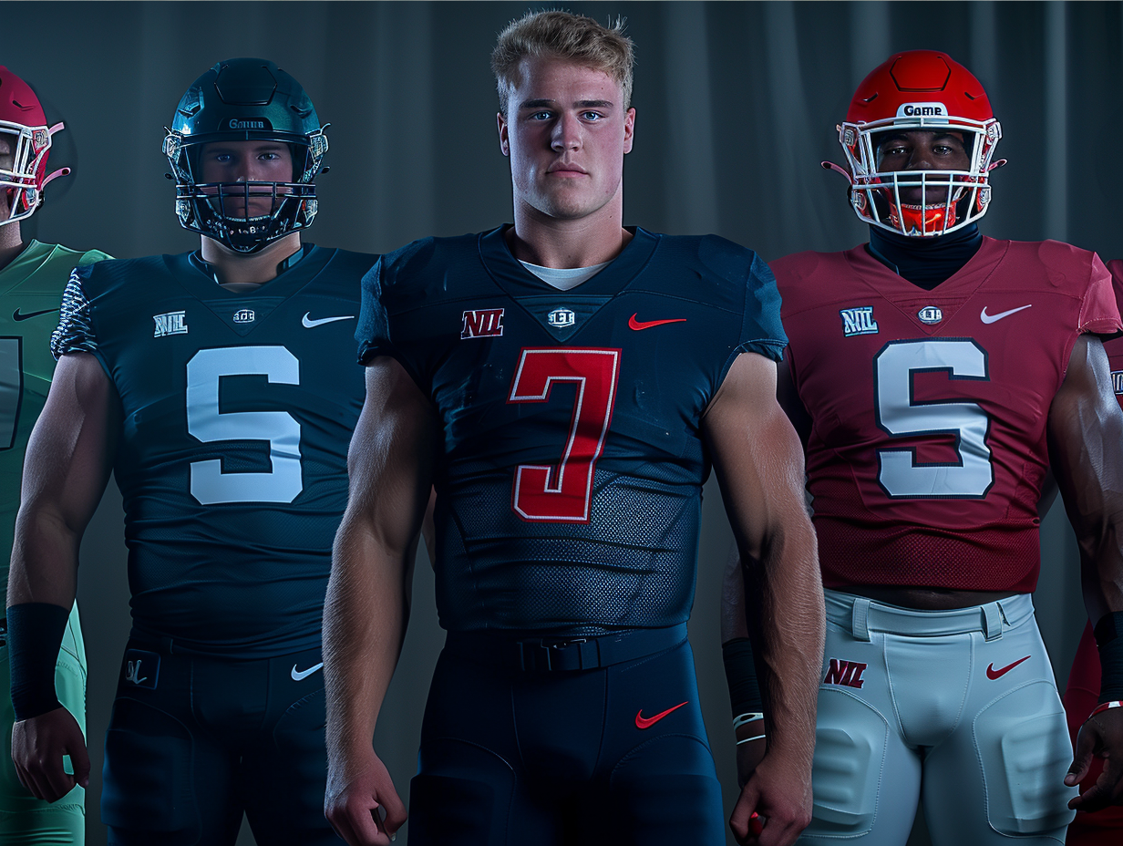 NAN logo with black background and white athlete